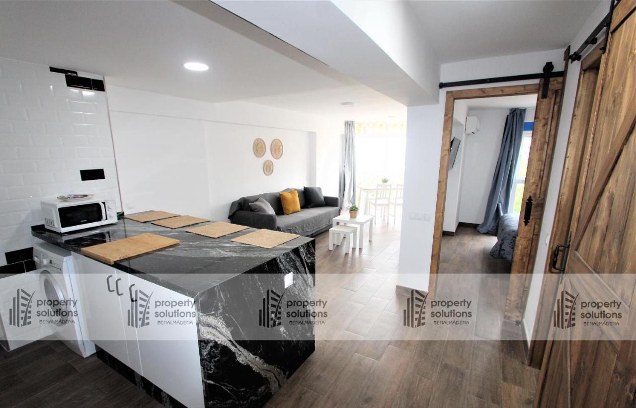 508 Piscis Apartamentos - Apartamento Recientemente Reformado - Vistas A La Montana - Piscina Y Playa เบนัลมาเดนา ภายนอก รูปภาพ