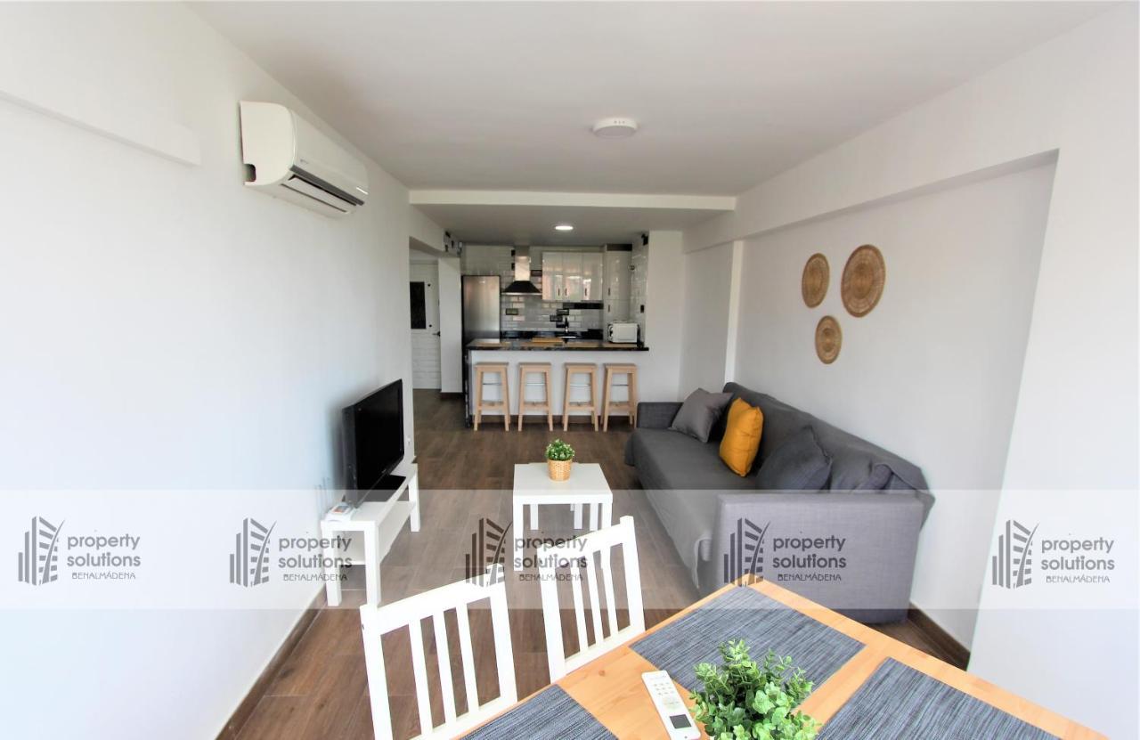 508 Piscis Apartamentos - Apartamento Recientemente Reformado - Vistas A La Montana - Piscina Y Playa เบนัลมาเดนา ภายนอก รูปภาพ