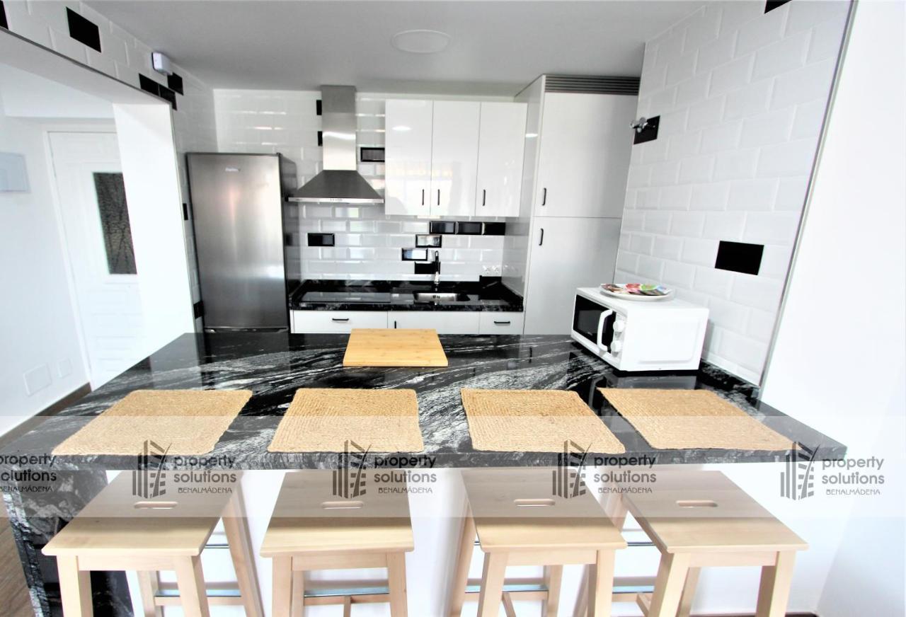 508 Piscis Apartamentos - Apartamento Recientemente Reformado - Vistas A La Montana - Piscina Y Playa เบนัลมาเดนา ภายนอก รูปภาพ
