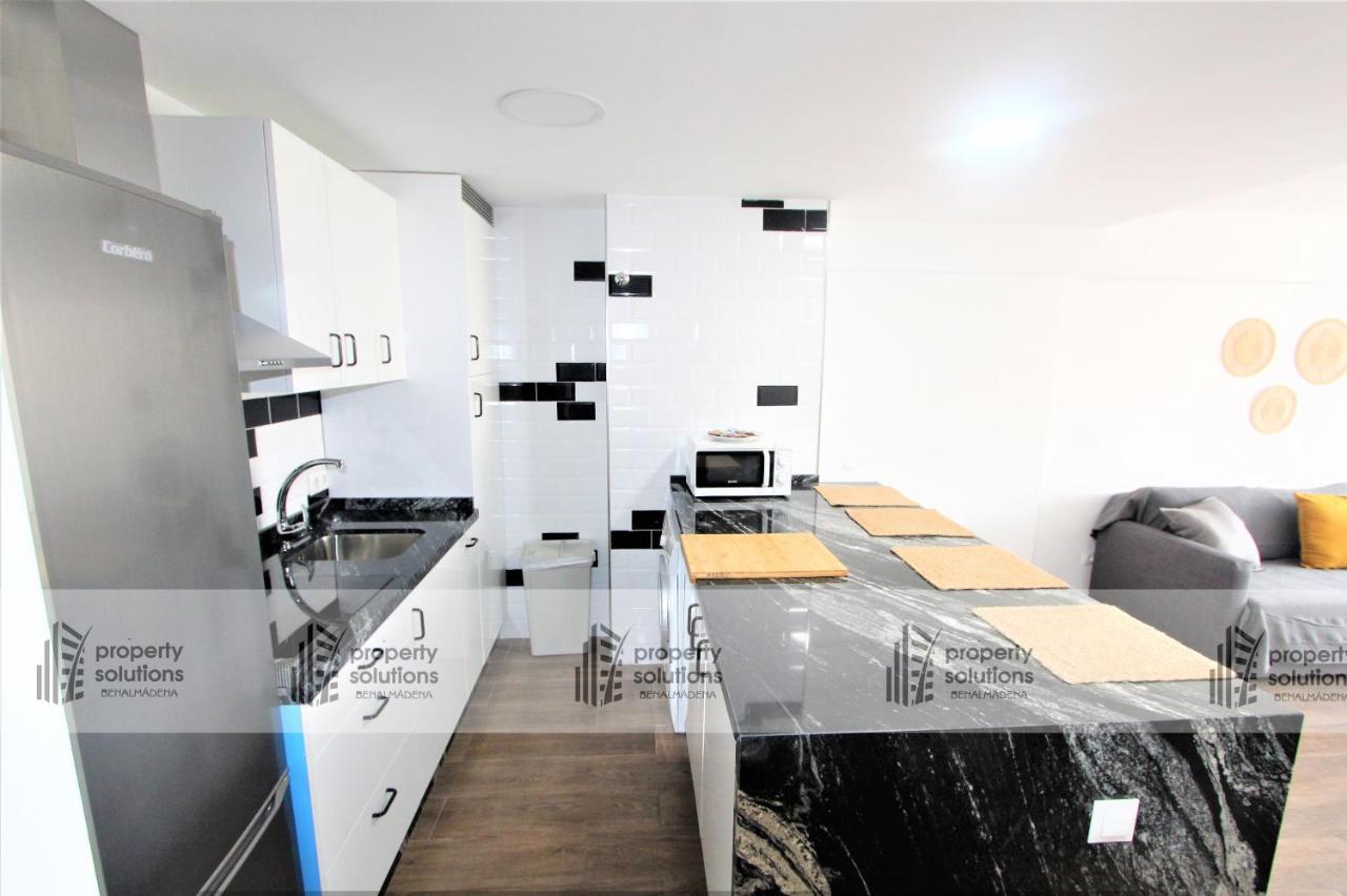 508 Piscis Apartamentos - Apartamento Recientemente Reformado - Vistas A La Montana - Piscina Y Playa เบนัลมาเดนา ภายนอก รูปภาพ