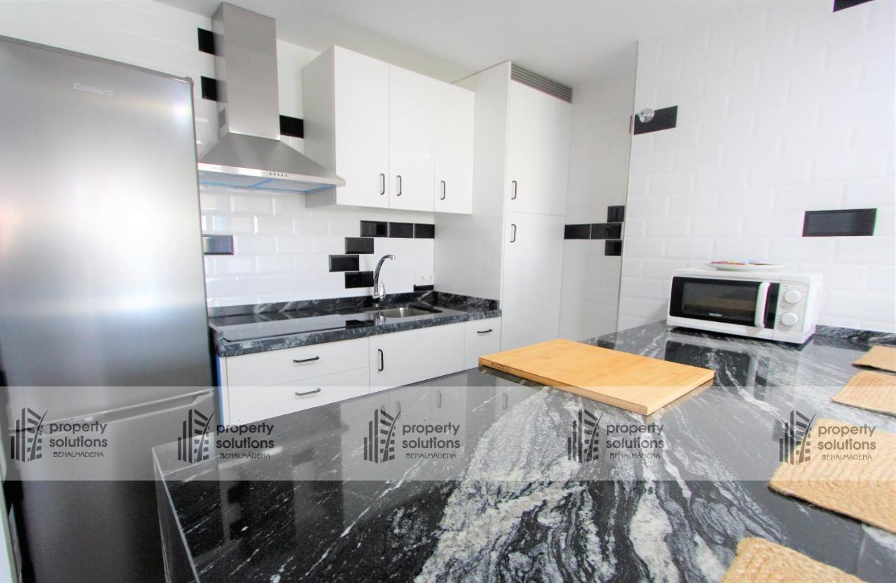 508 Piscis Apartamentos - Apartamento Recientemente Reformado - Vistas A La Montana - Piscina Y Playa เบนัลมาเดนา ภายนอก รูปภาพ