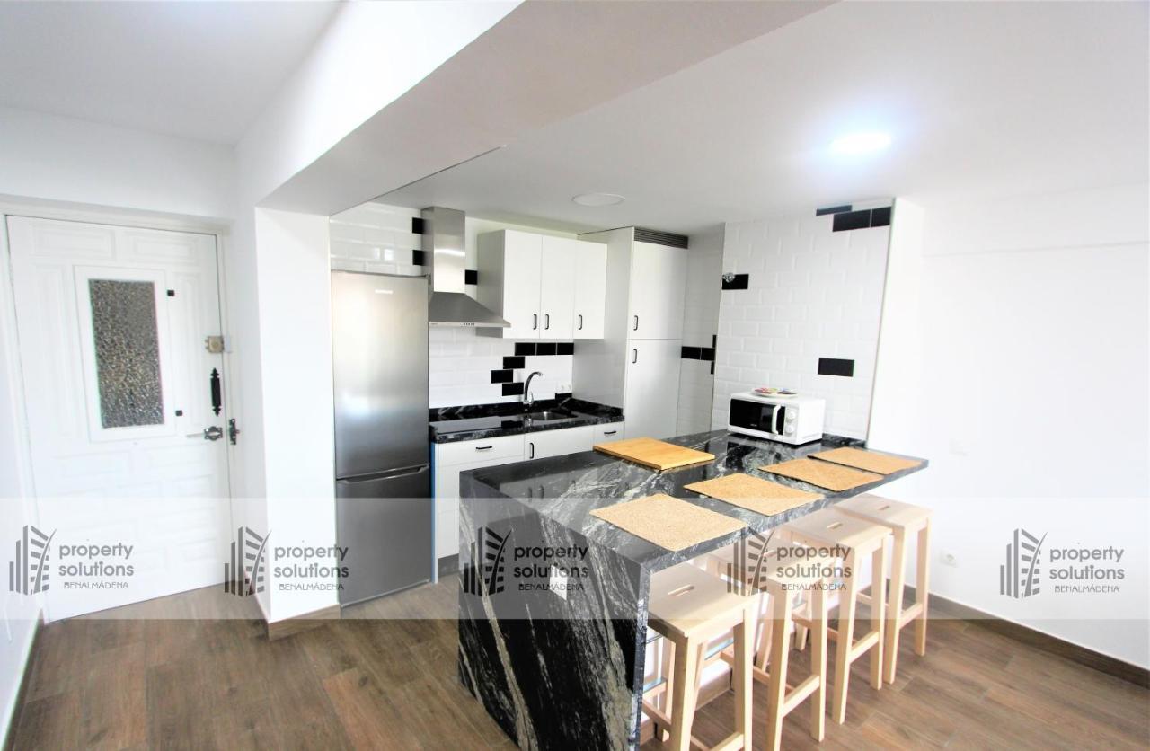508 Piscis Apartamentos - Apartamento Recientemente Reformado - Vistas A La Montana - Piscina Y Playa เบนัลมาเดนา ภายนอก รูปภาพ